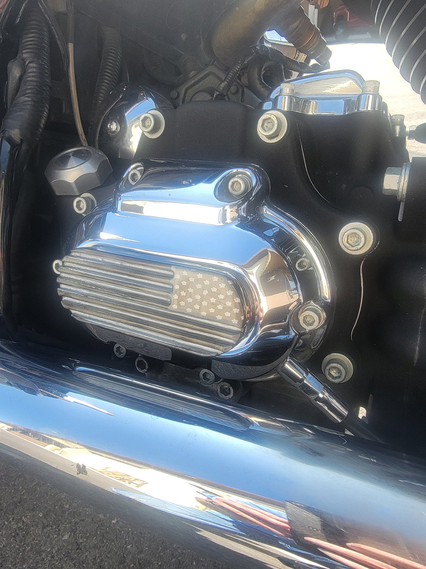 Transmission insert 3D American flag