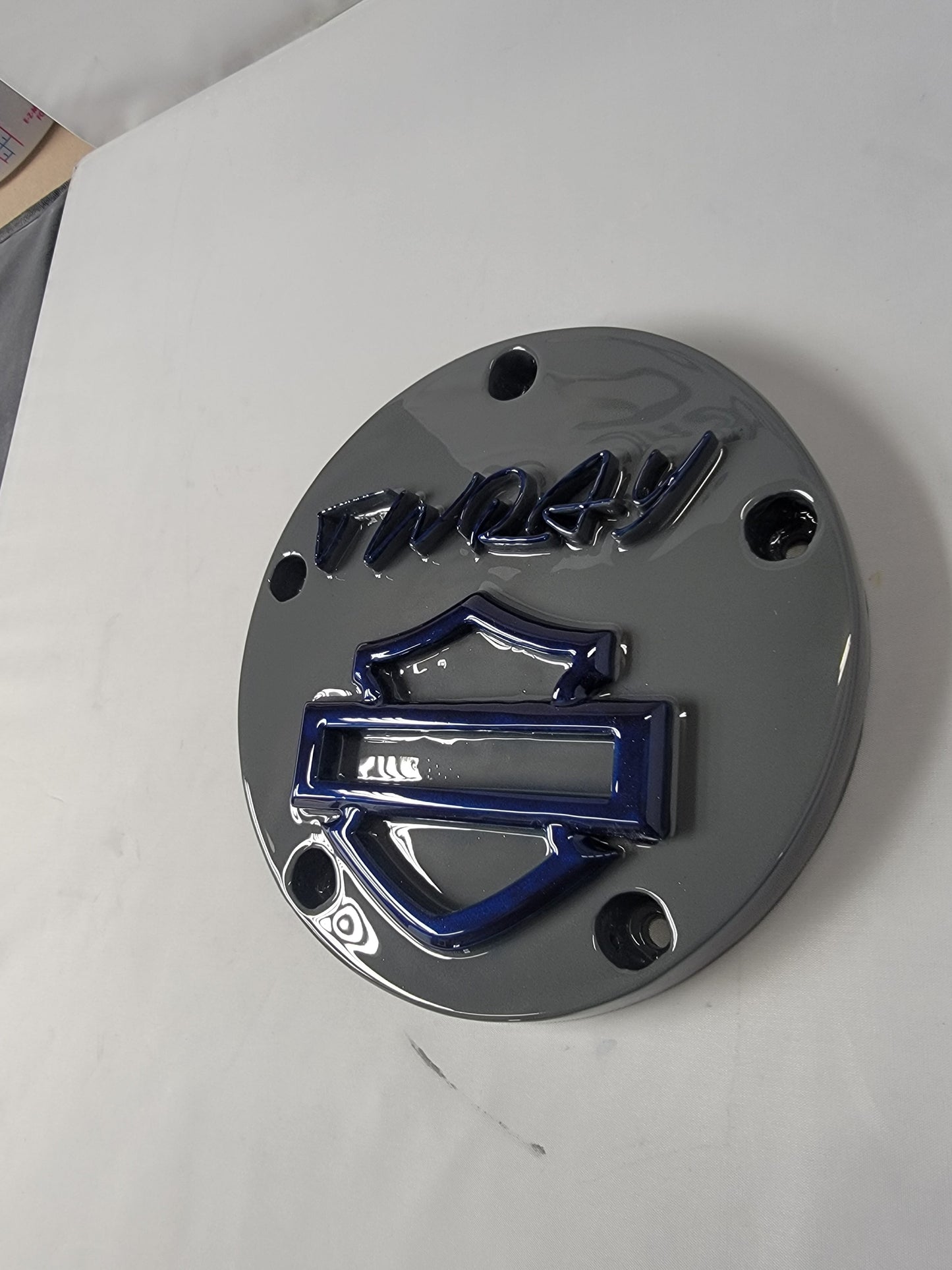 Harley & customer signature derby cover