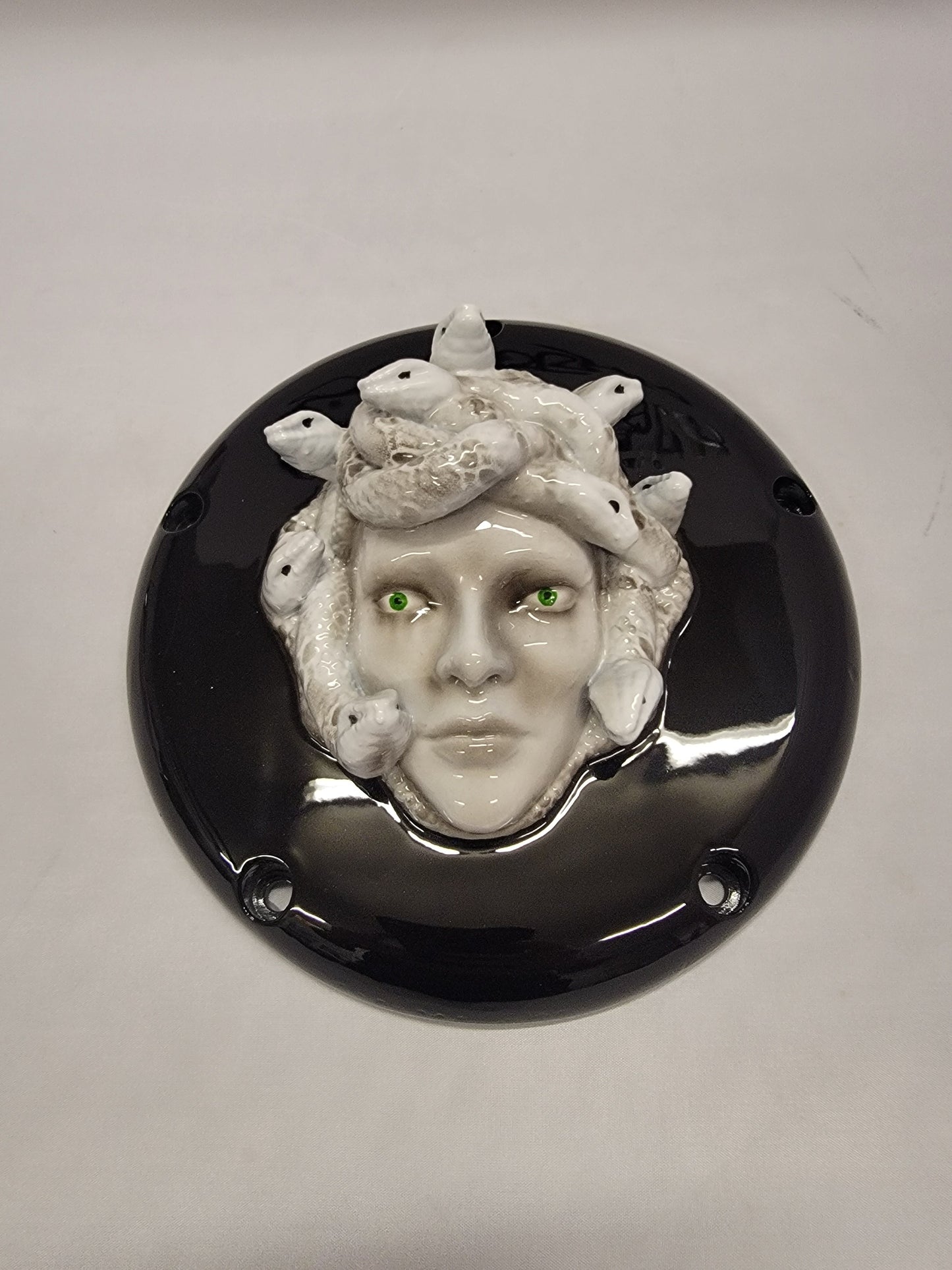Harley Davidson Derby cover with Medusa