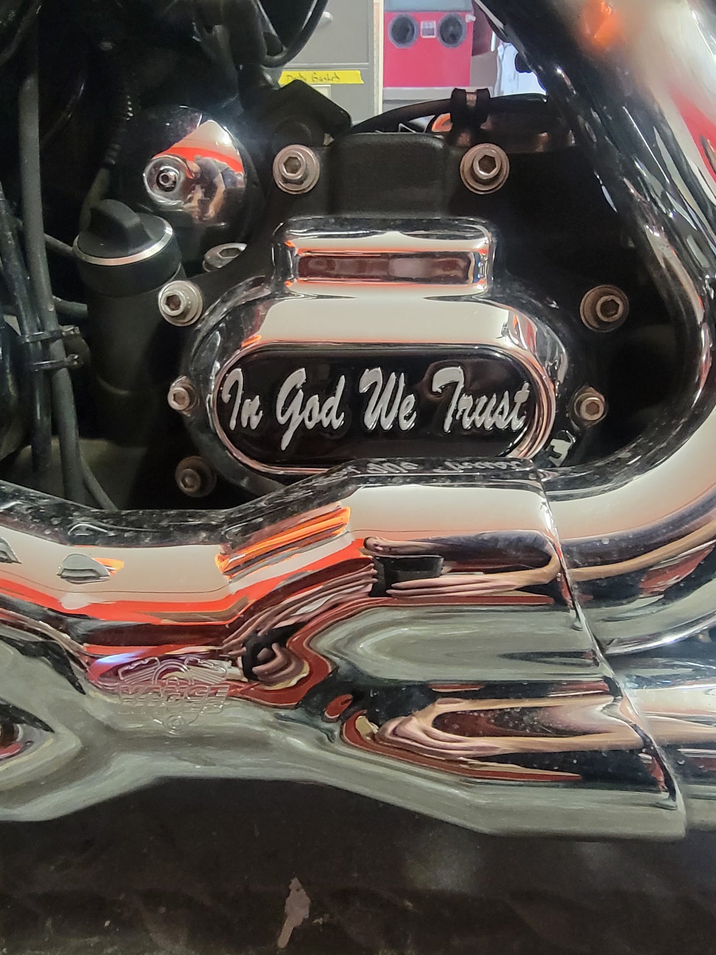 Transmission insert 3D IN GOD WE TRUST