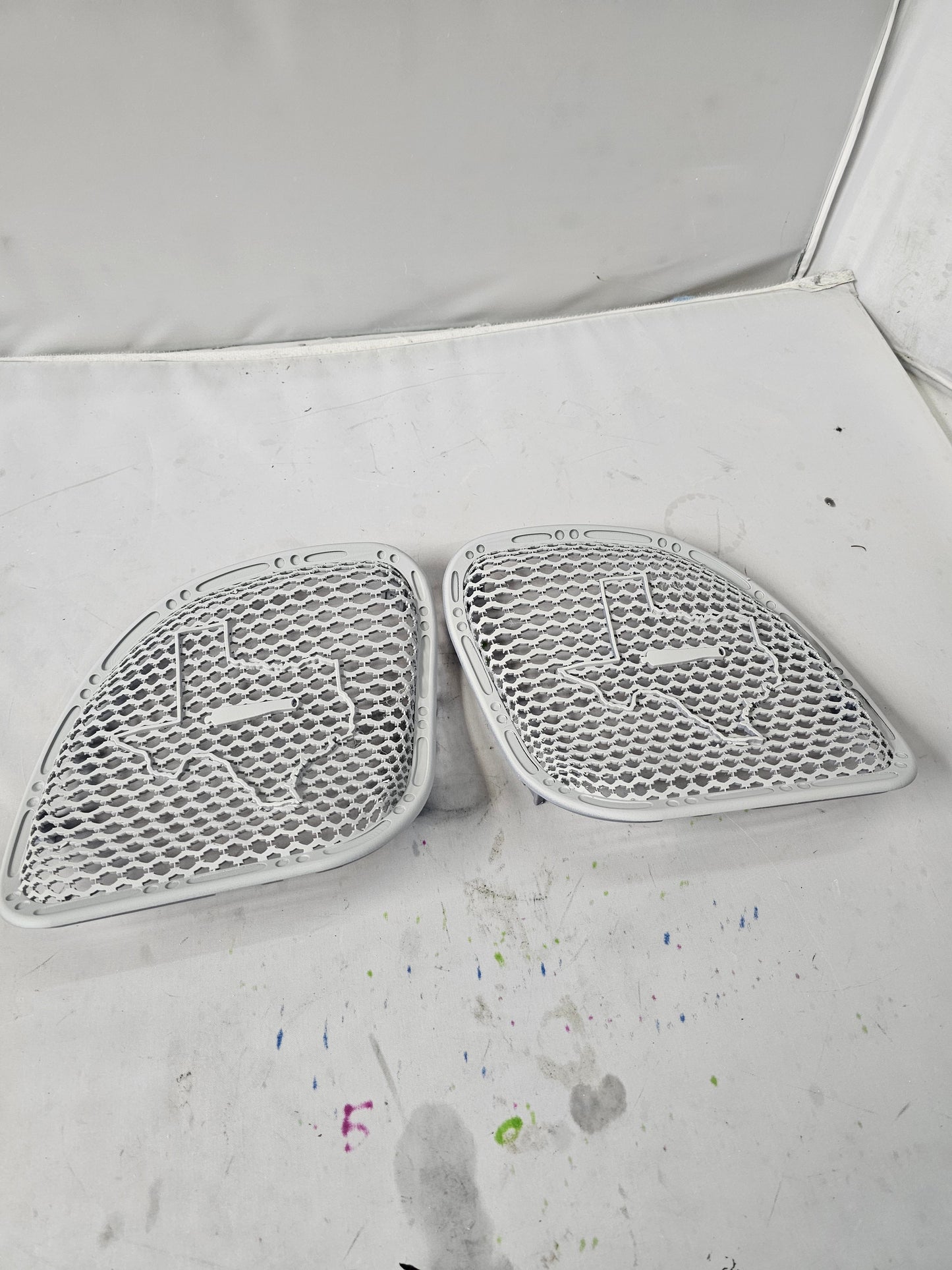 98 to 2024 Road Glide 3D Texas speakers grill covers set