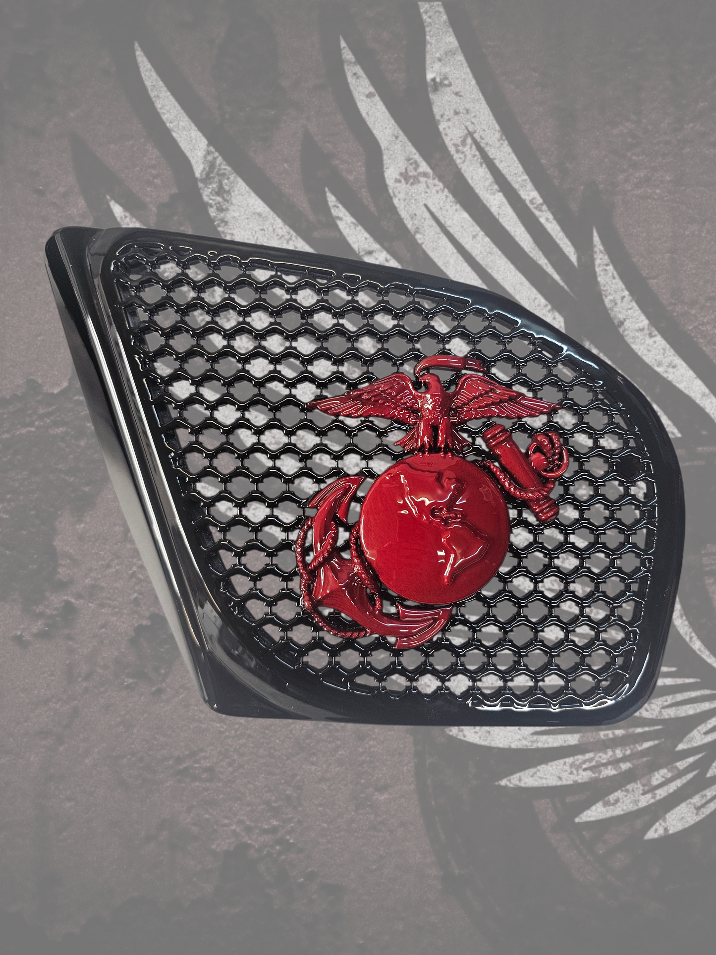 98-2024 Road Glide 3D USMC speakers grill covers set