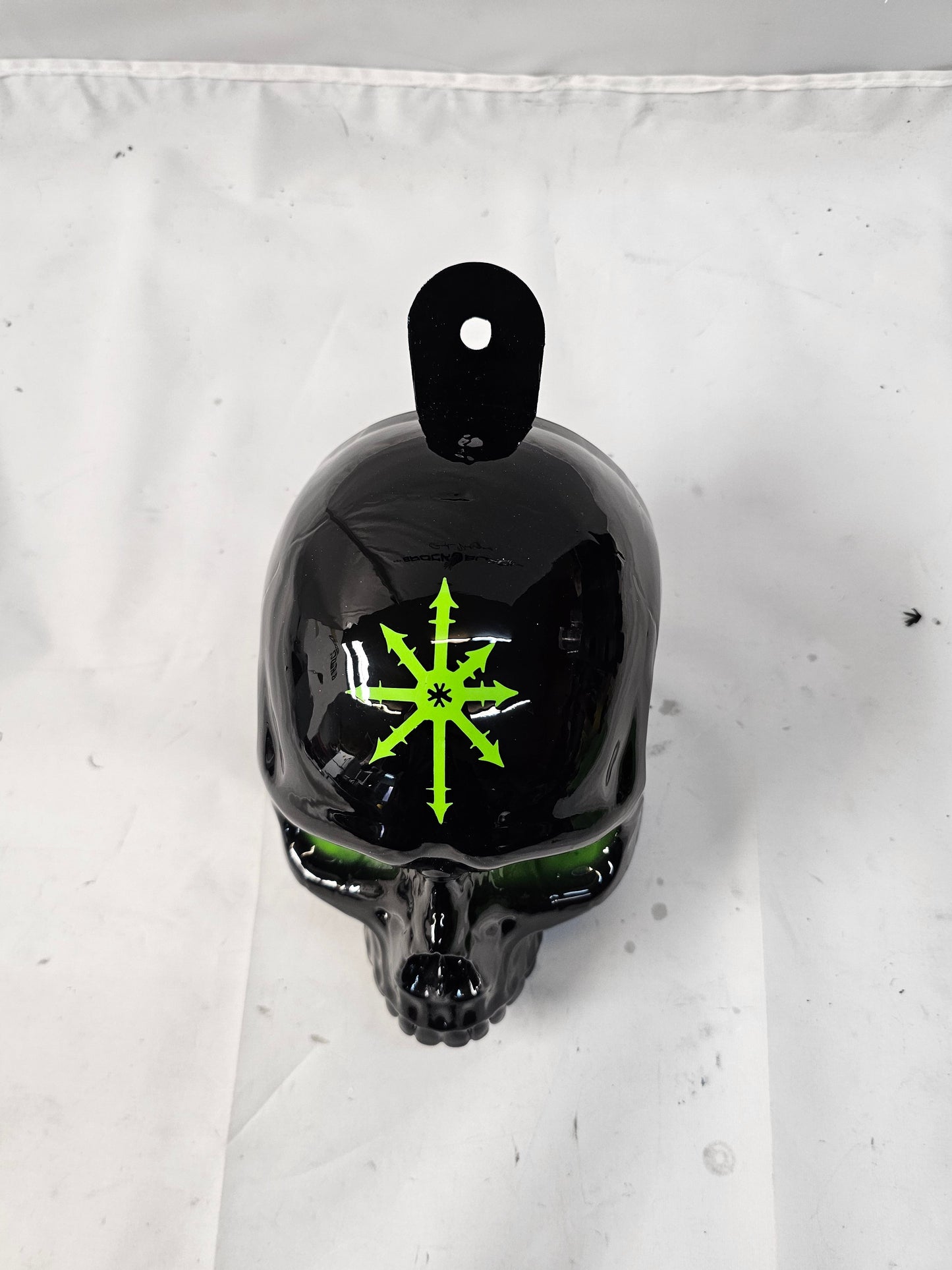 Ancient skull Deathly Hallows symbol horn cover
