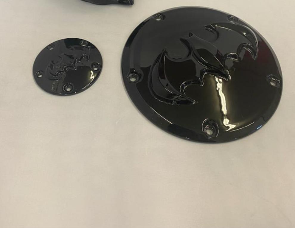 Batman Harley Derby, points and horn cover