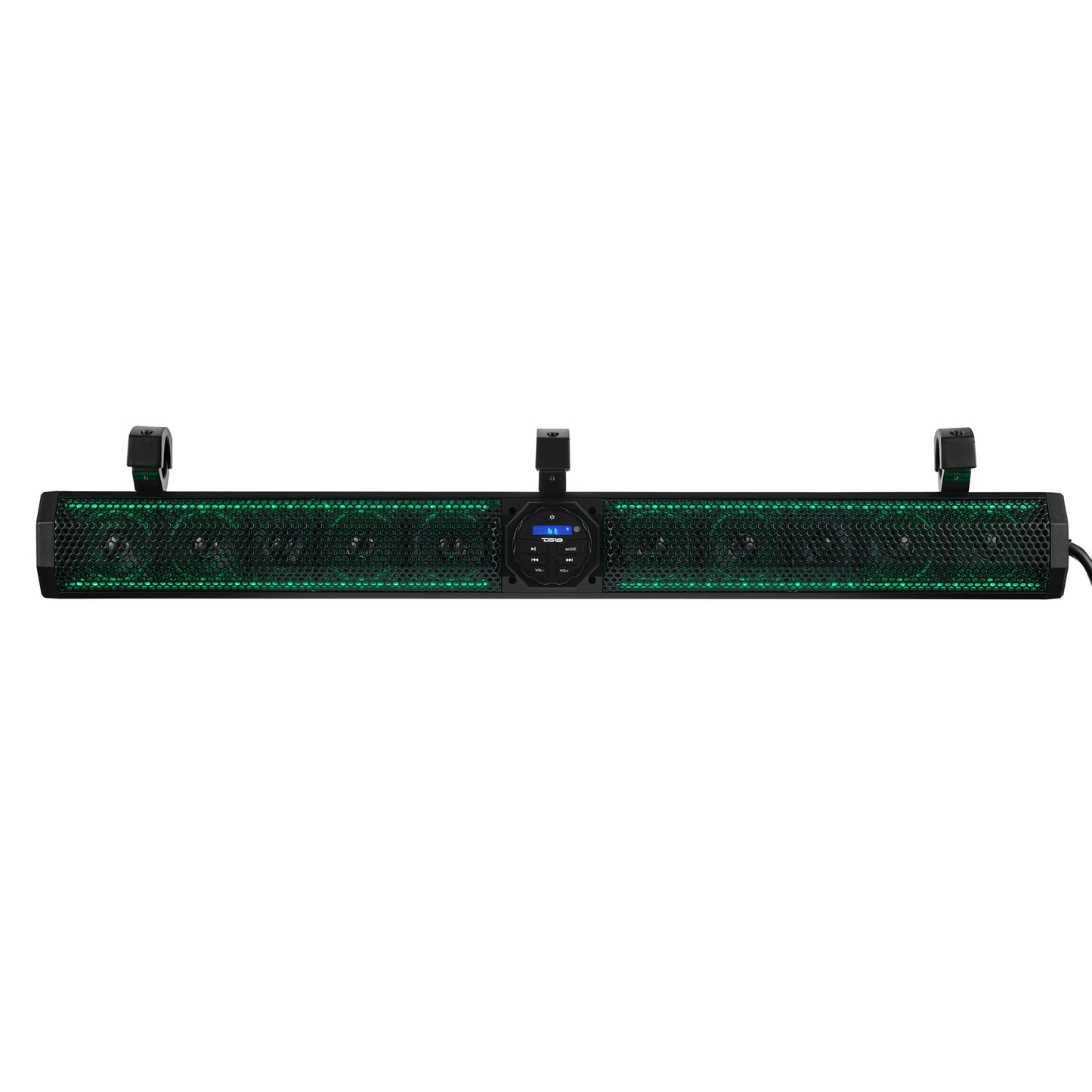 37" Marine Amplified Soundbar with Bluetooth USB & RGB Lighting 10 Speakers 1200 Watts