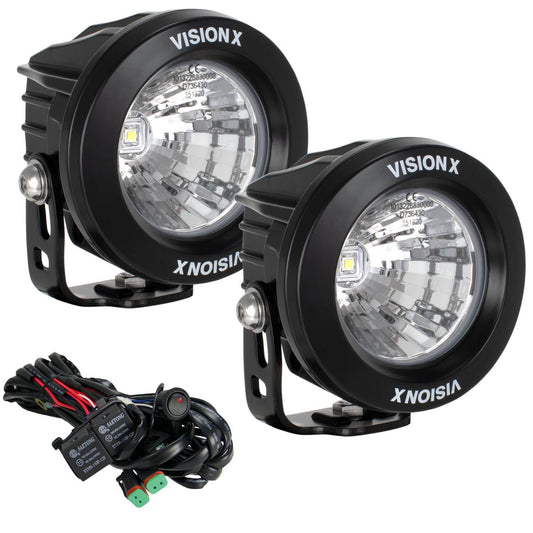 3.7" Optimus Round 20° Beam LED Light Kit
