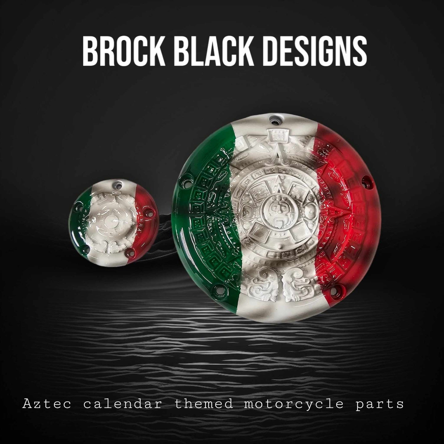 3D Aztec themed derby cover