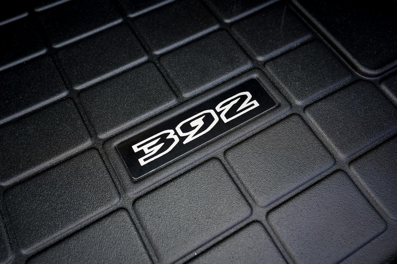 "392" Weathertech Floor Mat Logo (Etched Metal) - Universal