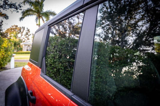 3D Carbon B Pillar Protection Kit - 2021+ Bronco 4 Door