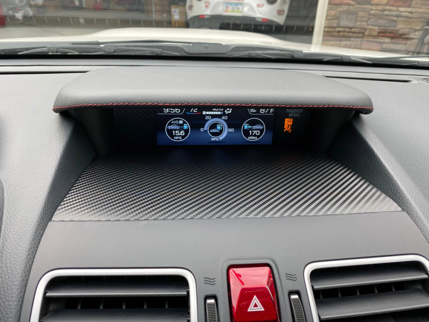 3D Carbon Center Instrument Panel Dash Trim - 2015-2021 WRX / STI