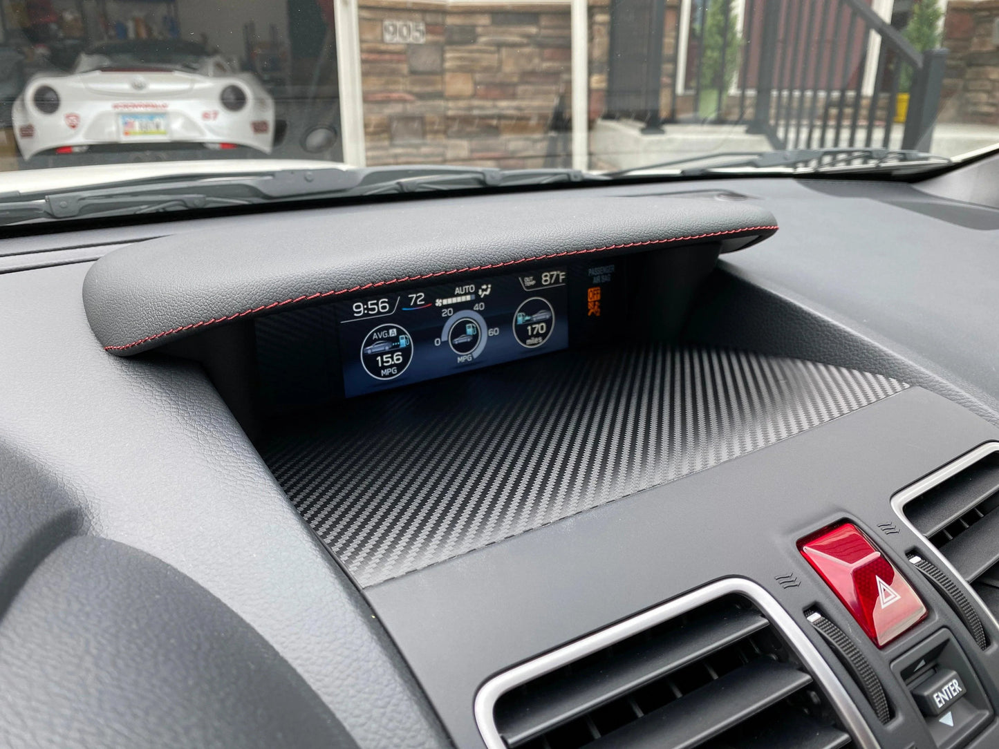 3D Carbon Center Instrument Panel Dash Trim - 2015-2021 WRX / STI