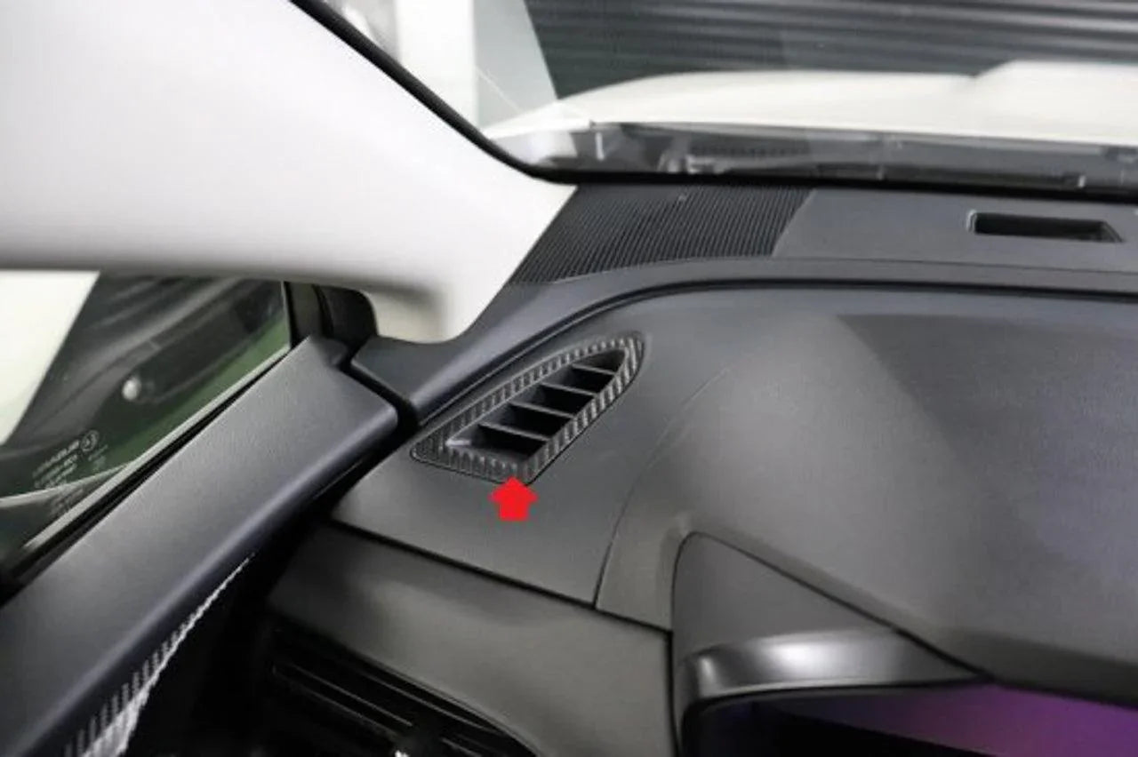 3D Carbon Defroster Vent Trim Overlays - 2022+ WRX