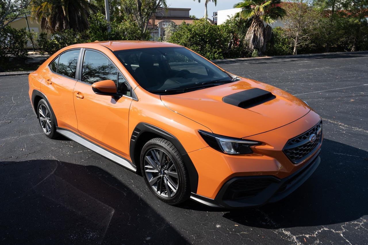 3D Carbon Hood Scoop Overlay - 2022+ Subaru WRX