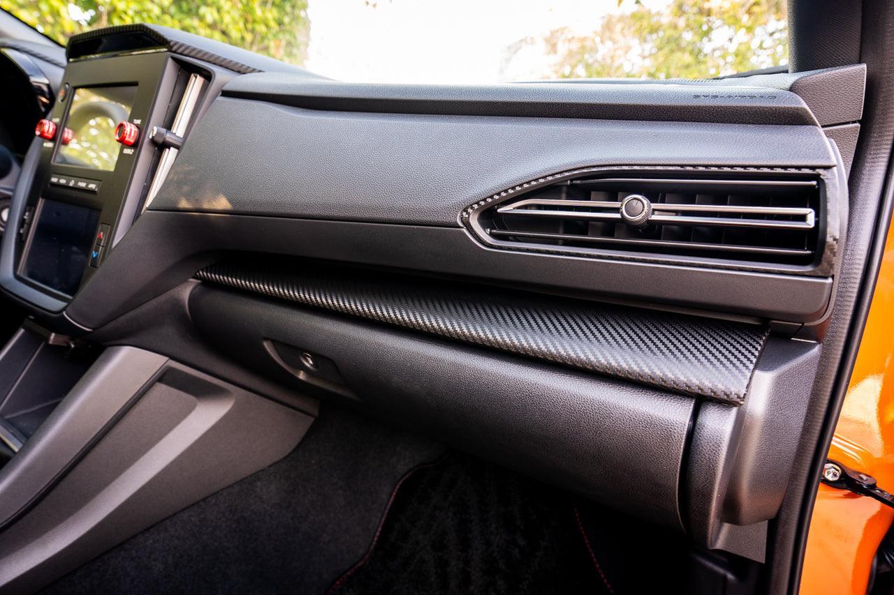 3D Carbon Interior Dash Trim Overlays - 2022+ Subaru WRX