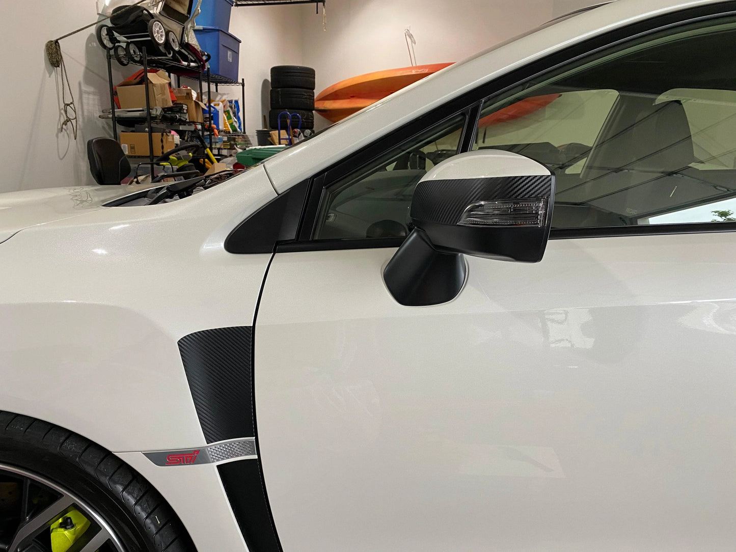 3D Carbon Turn Signal Mirror Cover Protector - 15+ WRX / STI