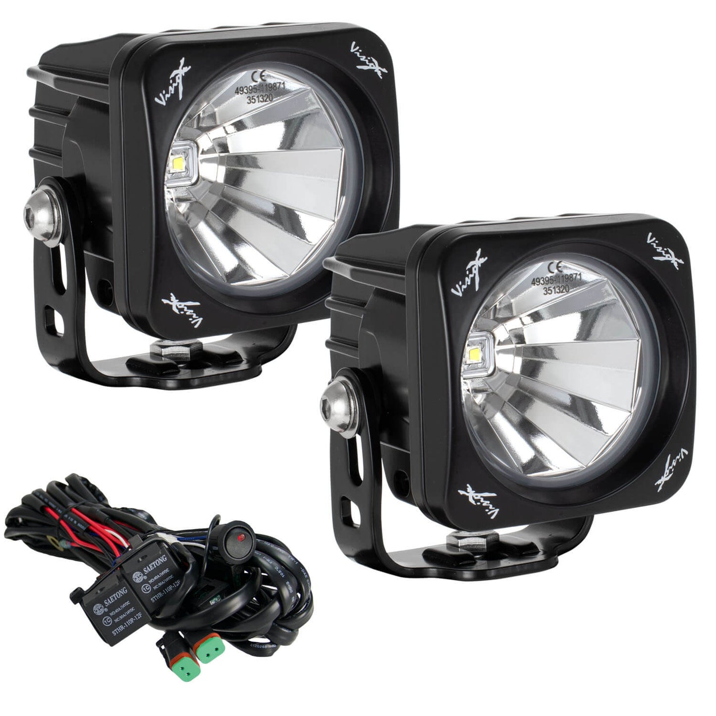 3" Optimus Square 60º Beam LED Light Kit