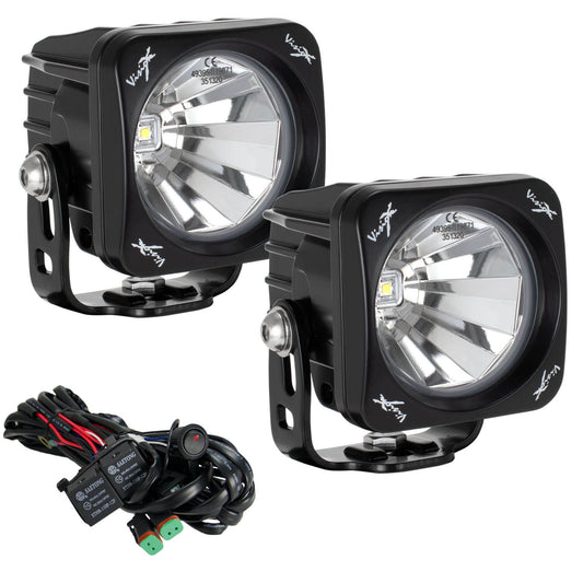 3" Optimus Square 60º Beam LED Light Kit