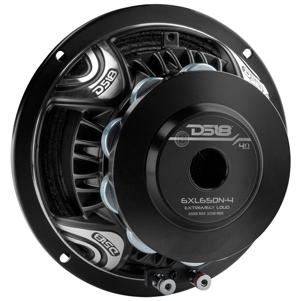 XL 6.5" Neodymium Rings Mid-Range Loudspeaker 325 Watts 4-Ohm