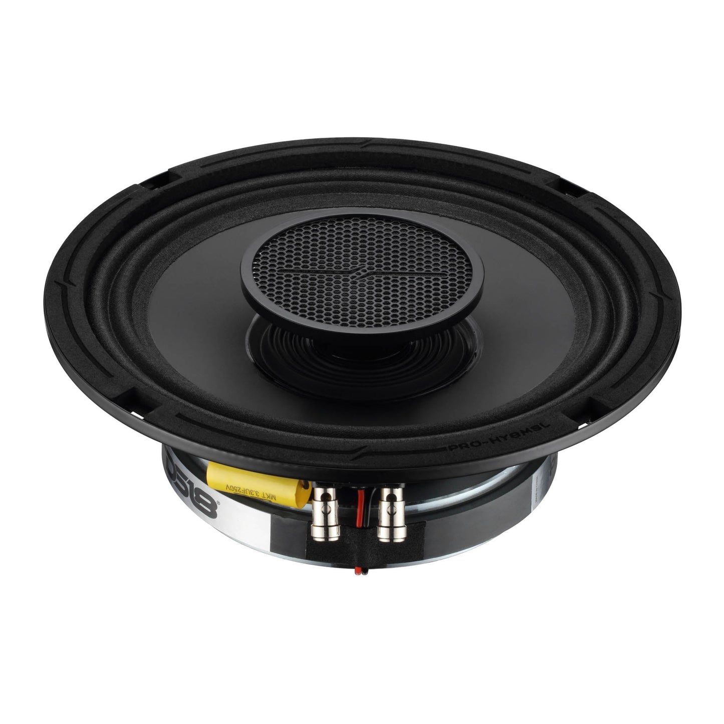 PRO 8" Shallow Coaxial Hybrid Mid-Range Loudspeaker with Built-in Driver | 200W RMS 8-Ohm