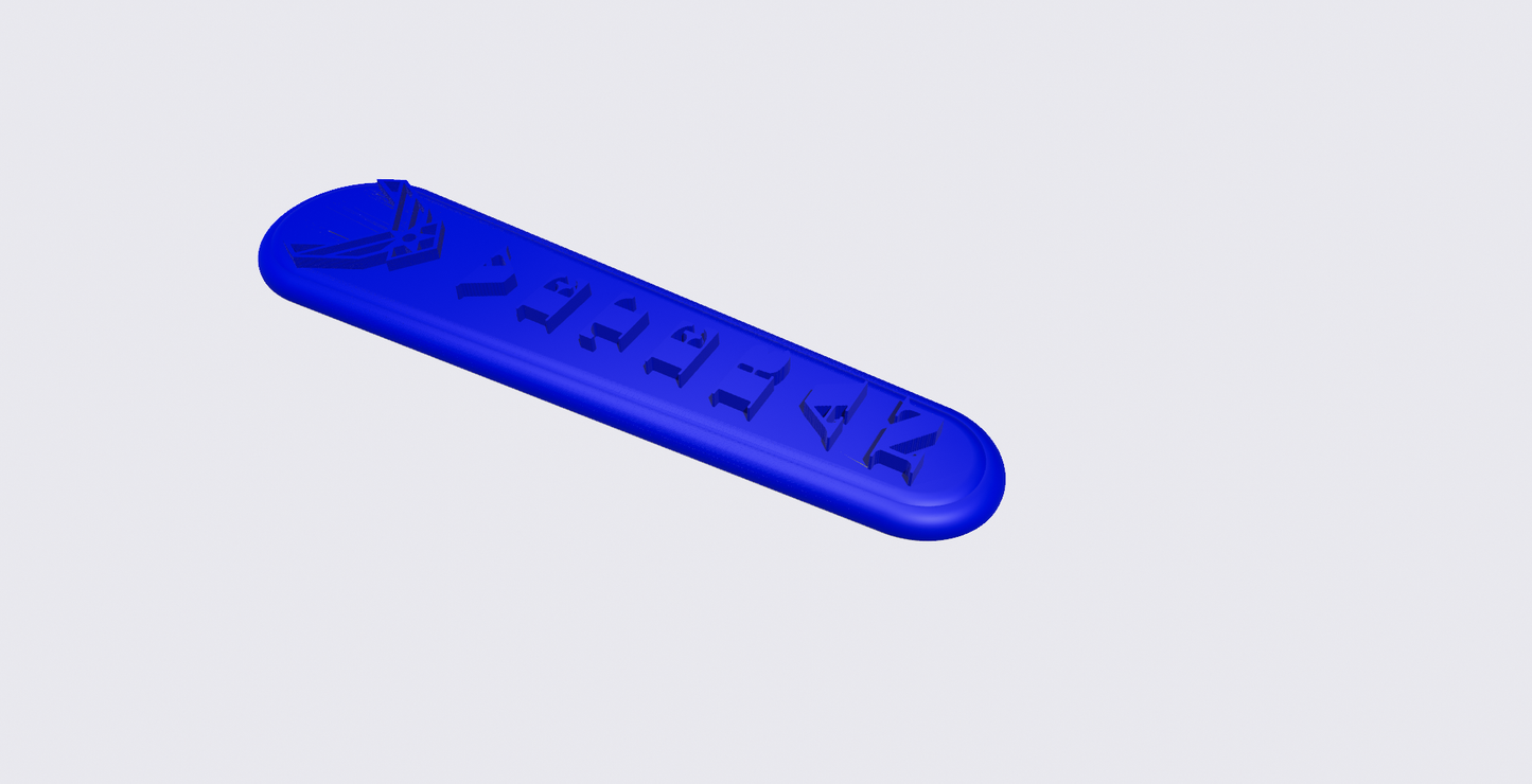 08+ touring console insert 3D US Air Force Veteran