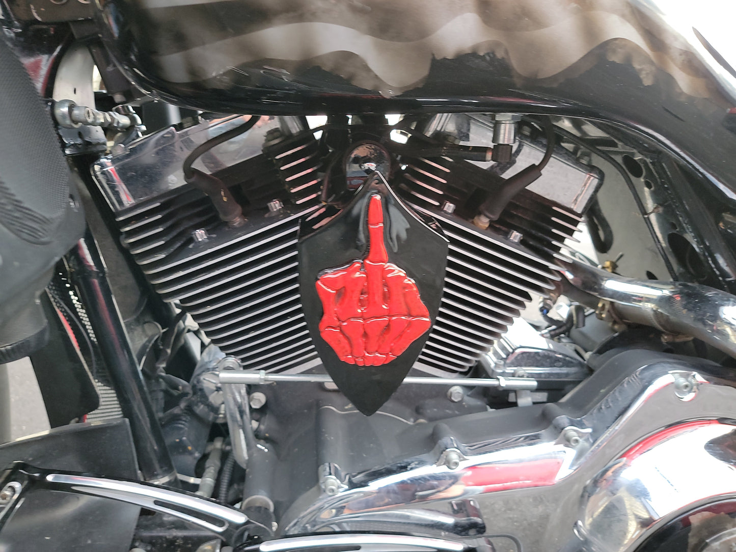 Middle finger Victory "cheese wedge" replacement cover