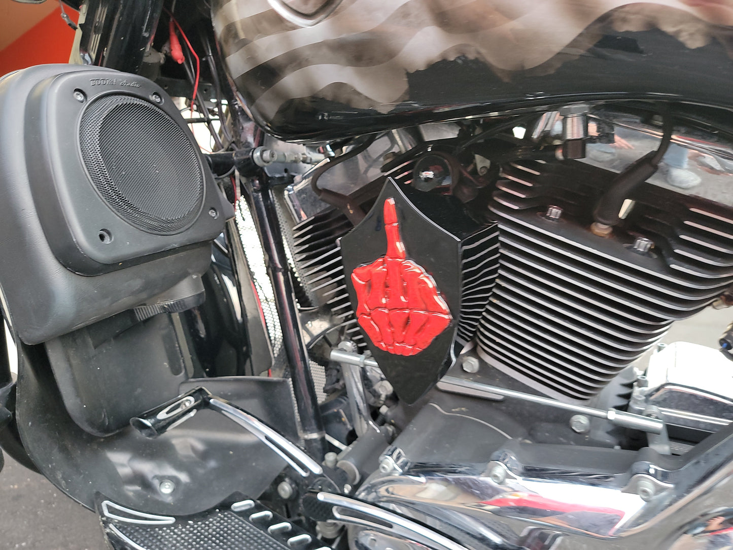 Middle finger Victory "cheese wedge" replacement cover