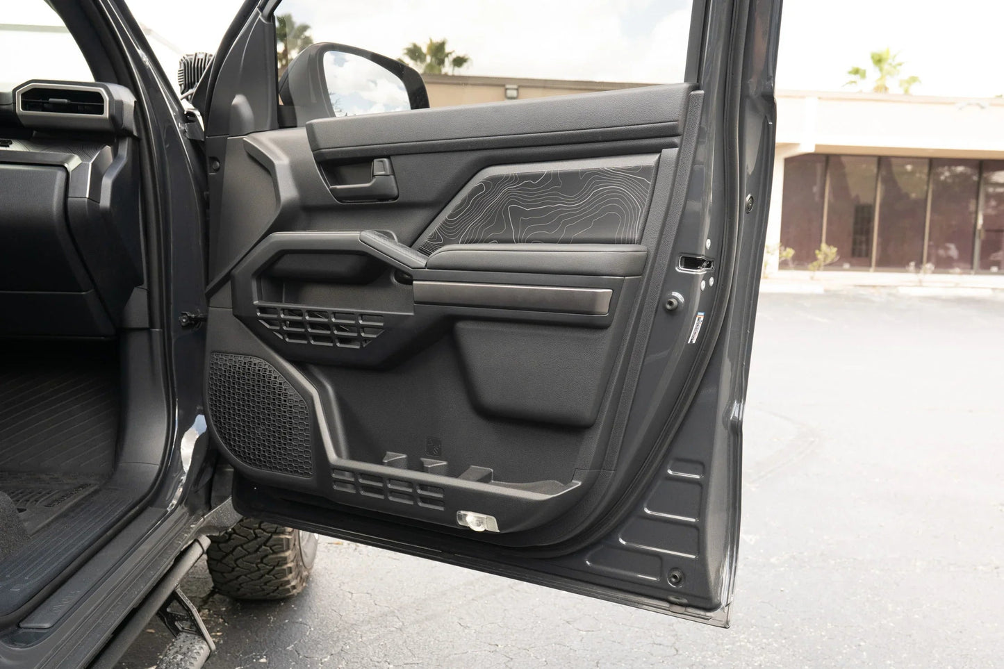 Topographic Front Door Armrest Panel Protection - 2024+ Tacoma / 2025+ 4Runner