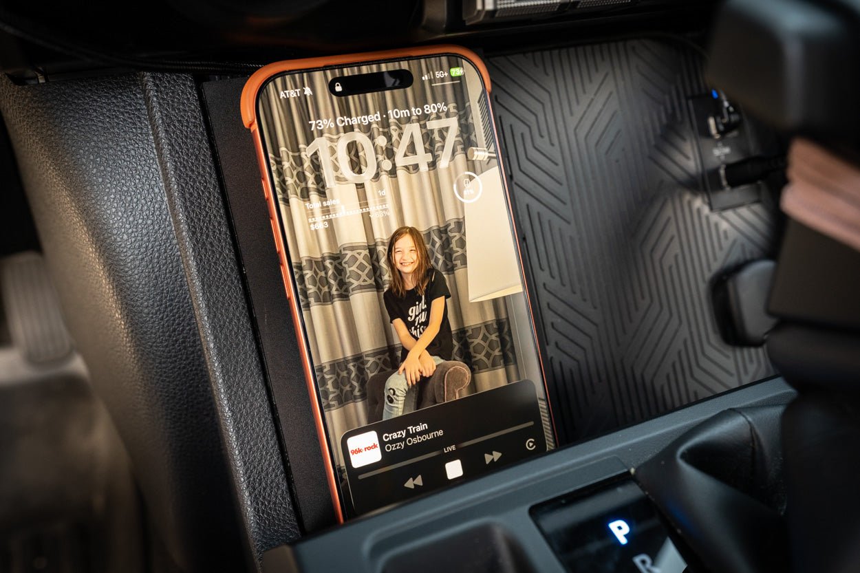 25W Magsafe Wireless Charger Pad for Factory Cubby - 2024+ Tacoma / 2025+ 4Runner