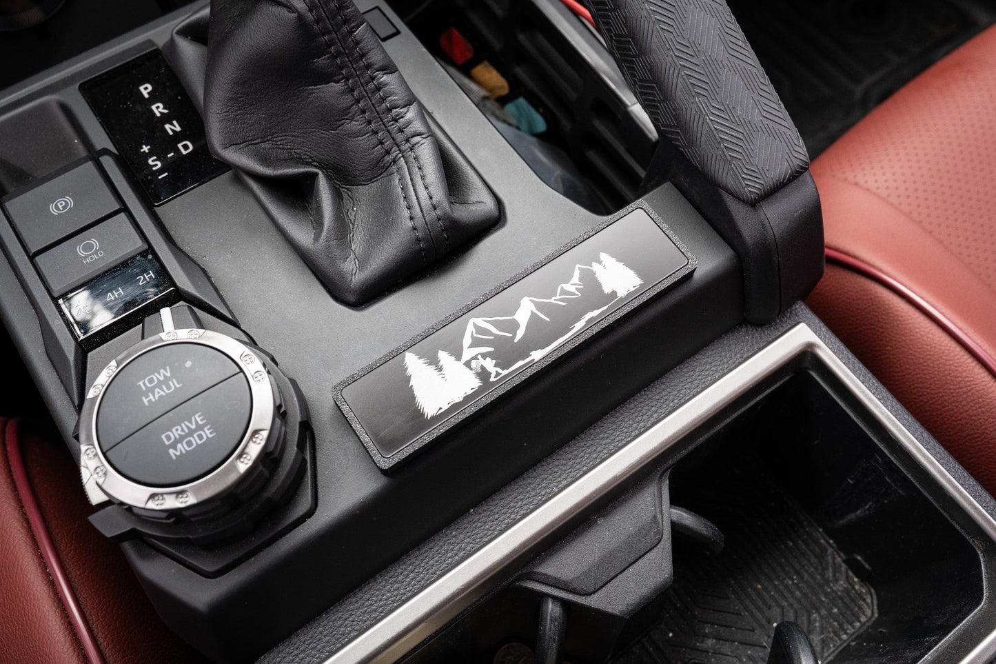 Shifter Trim Blank / Poverty Button Cover Plate - 2024+ Tacoma / 2025+ 4Runner