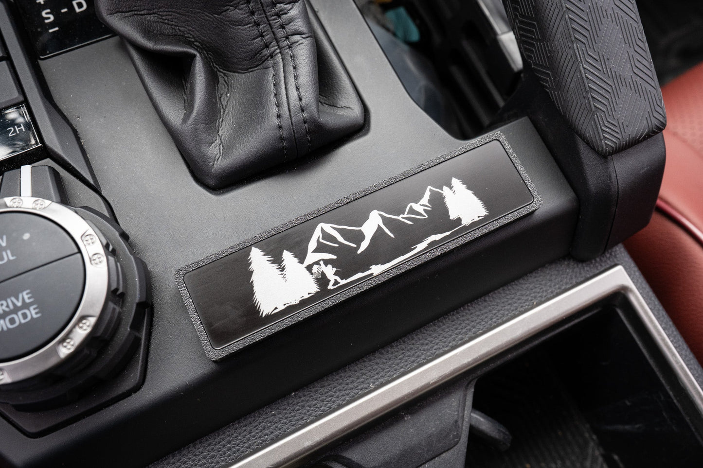 Shifter Trim Blank / Poverty Button Cover Plate - 2024+ Tacoma / 2025+ 4Runner