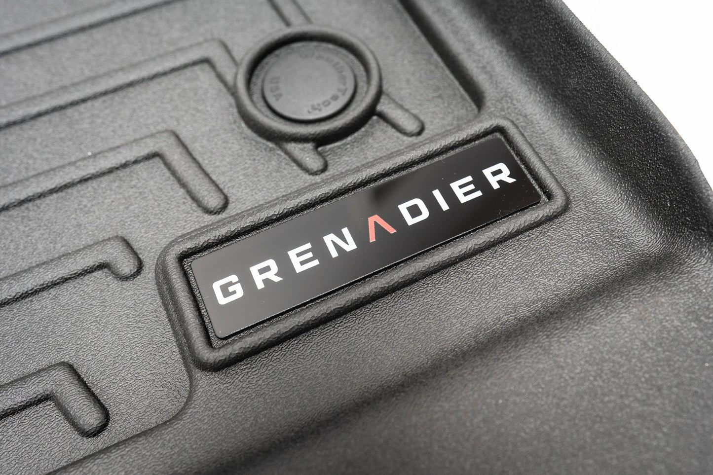 "Grenadier" Weathertech Floor Mat Logo (Etched Acrylic) - Universal