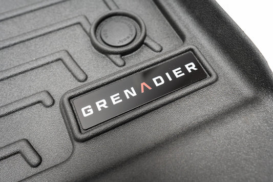 "Grenadier" Weathertech Floor Mat Logo (Etched Acrylic) - Universal