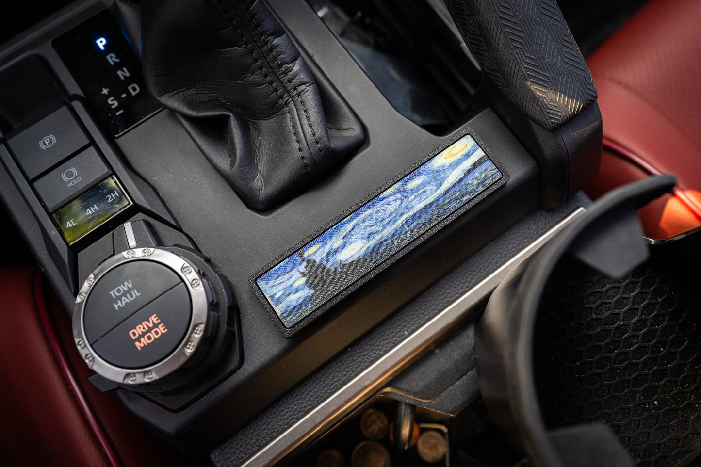 Shifter Trim Blank / Poverty Button Cover Plate - 2024+ Tacoma / 2025+ 4Runner