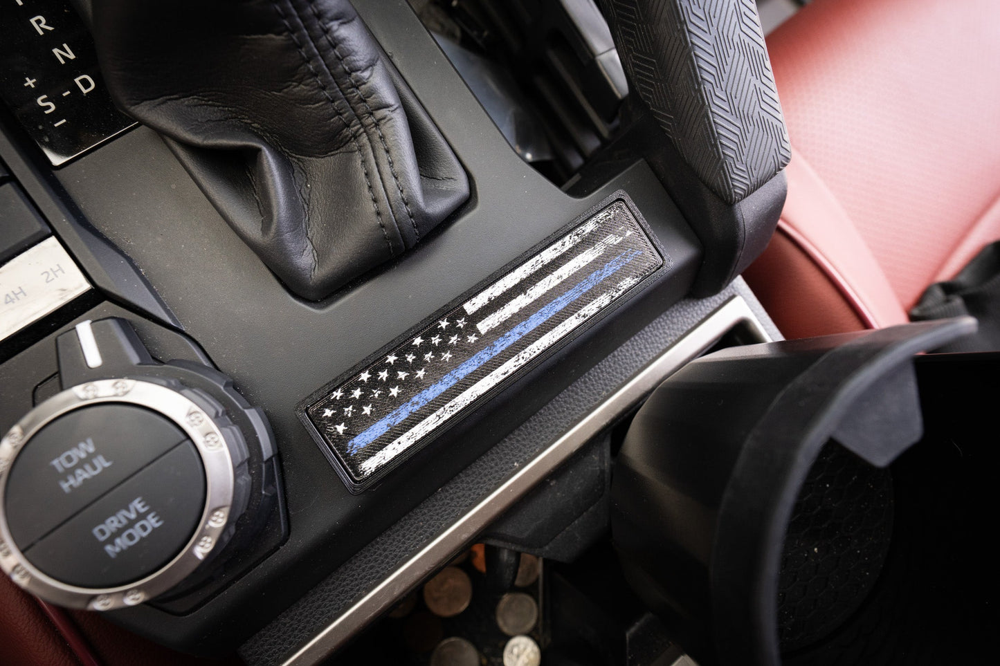 Shifter Trim Blank / Poverty Button Cover Plate - 2024+ Tacoma / 2025+ 4Runner