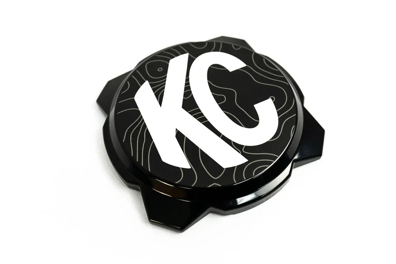KC HiLITES Pro6 / Titan Gravity Light Cover Topo Overlays (Pair) - Universal