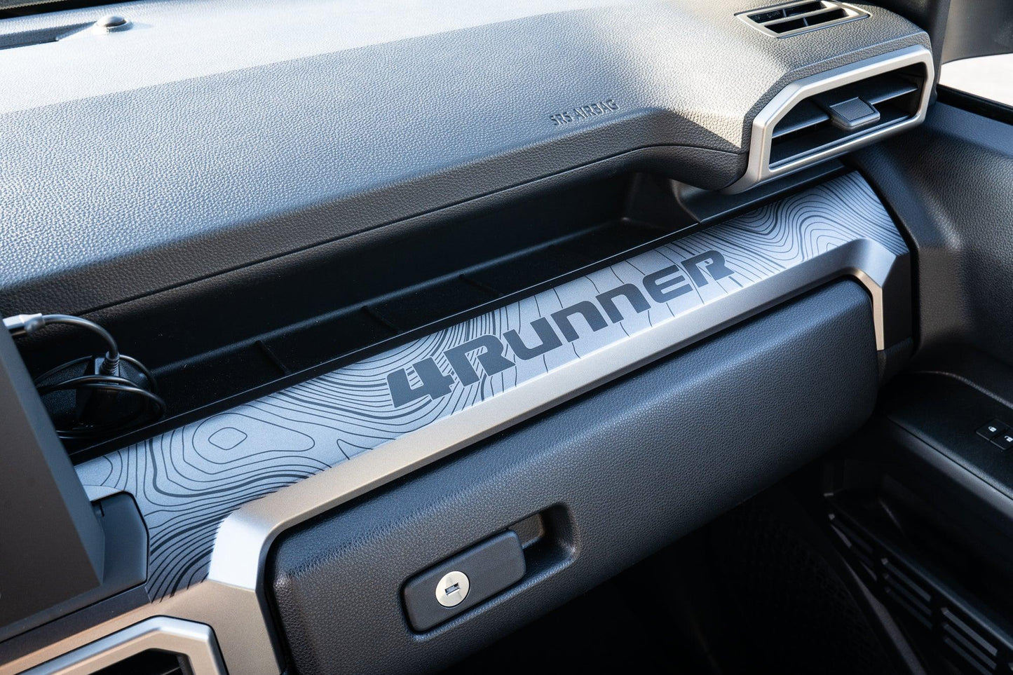 3 Piece Topographic Map Dash Overlays - 2025+ 4Runner