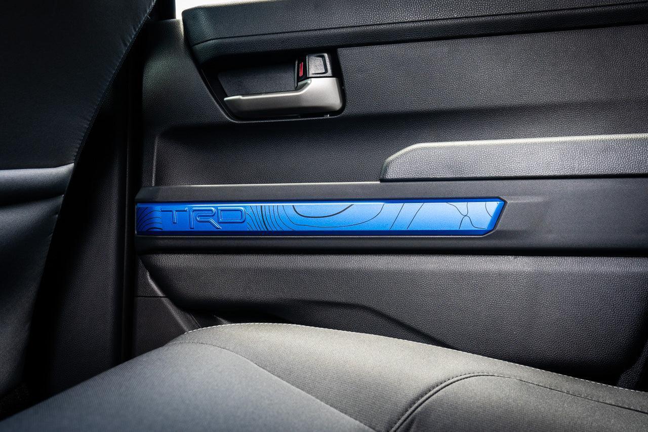 "TRD" Door Topographic Map Overlays - 2024+ Tacoma