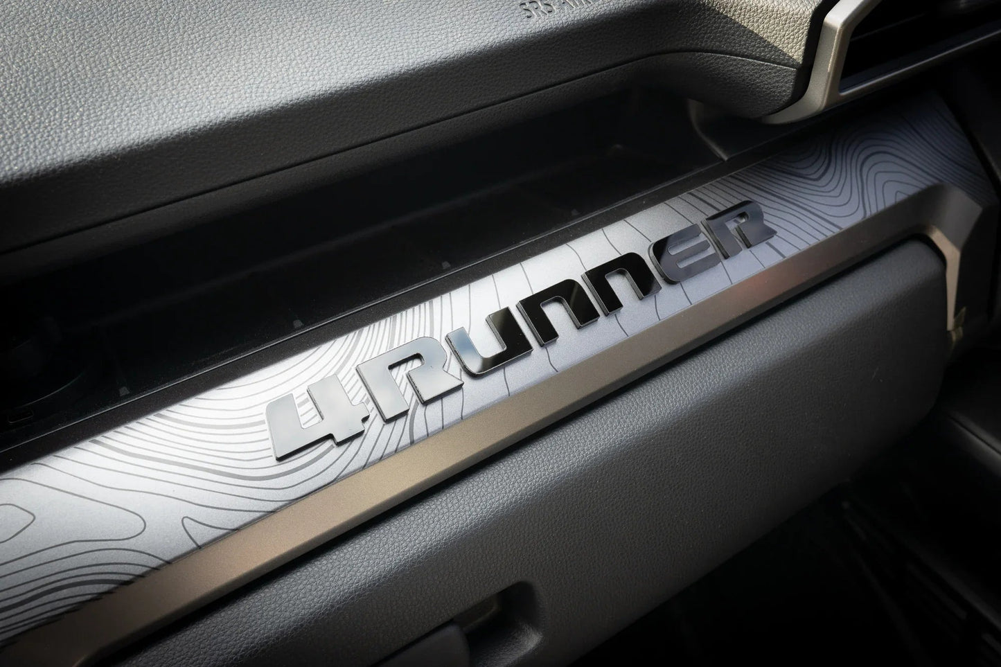 3 Piece Topographic Map Dash Overlays - 2025+ 4Runner