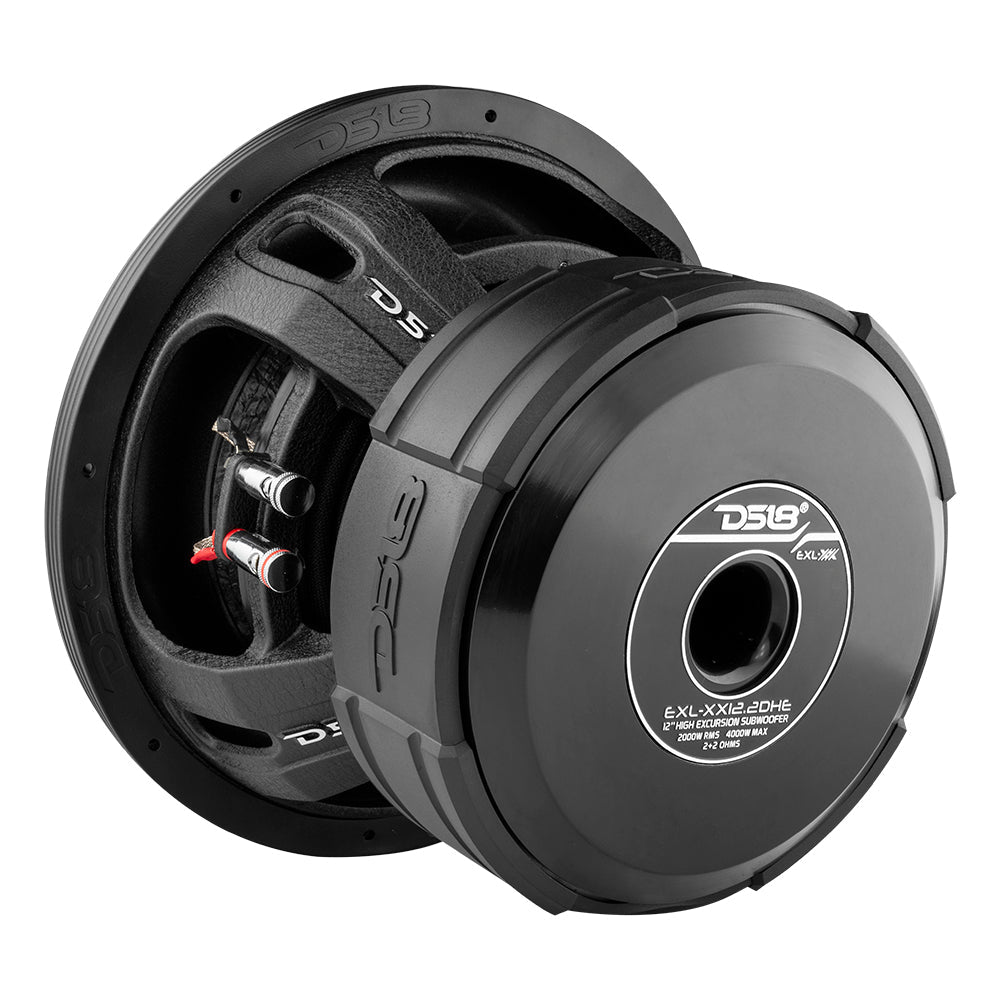 EXL XX 12" High Excursion Subwoofer 2000 Watts Rms DVC 2-Ohm