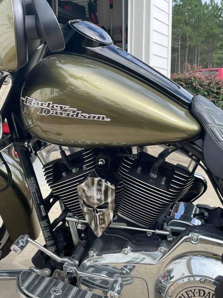 Punisher with US Air Force Veteran horn cover