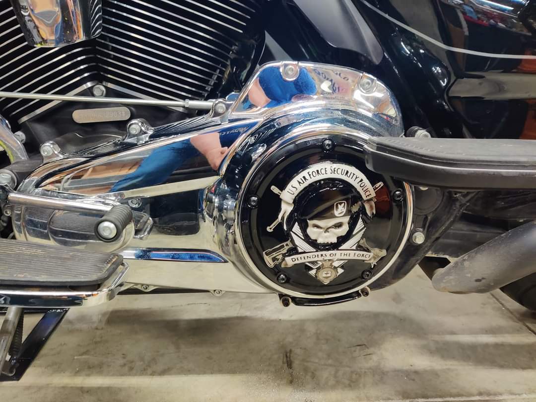 US Air Force Security Police Harley Derby cover