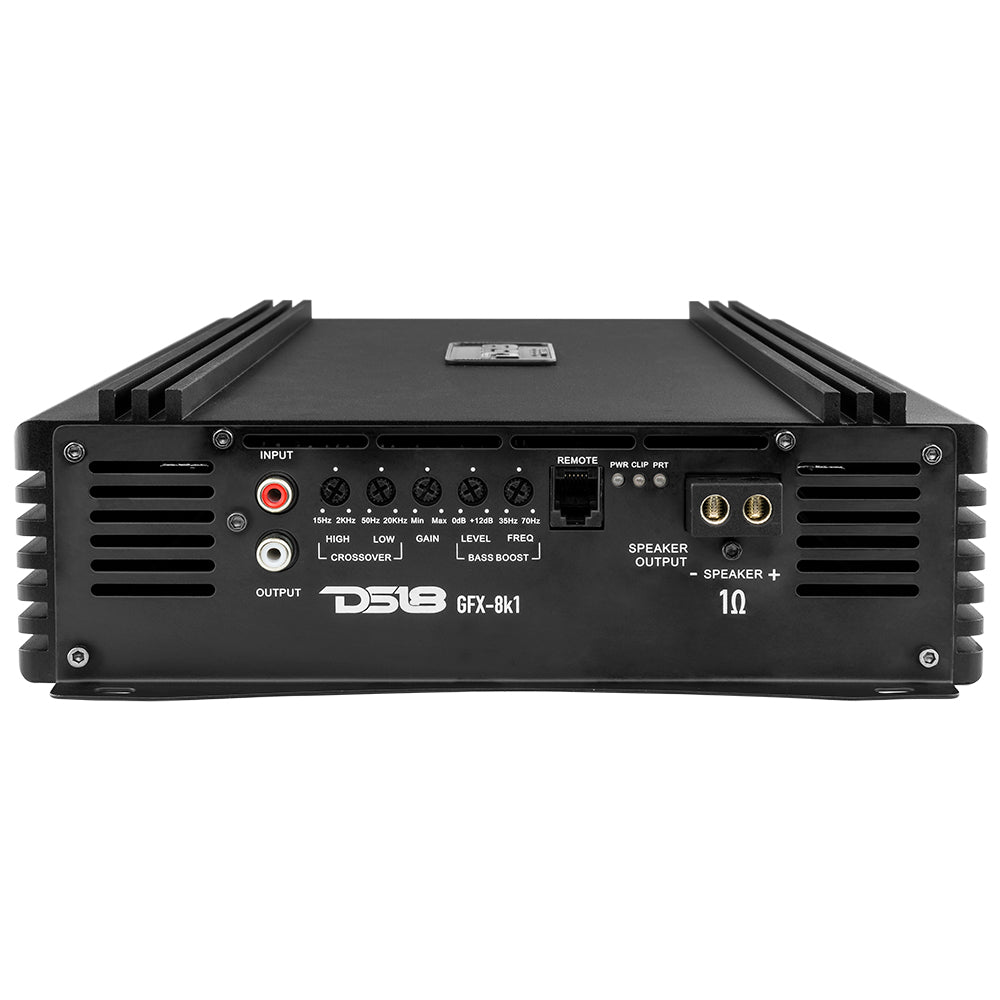 PRO 1-Channel Full-Range Class D Amplifier 8000 Watts Rms @ 1-Ohm