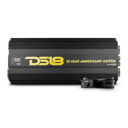 HOOLIGAN KO Gold 1-Channel Amplifier with Voltmeter 10000 Watts Rms @ 1-Ohm Made In Korea