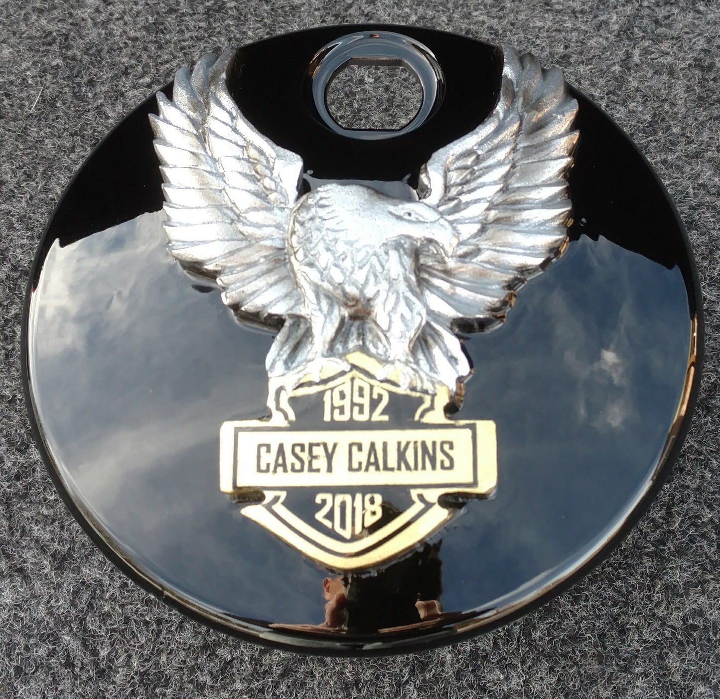 Eagle and shield memorial