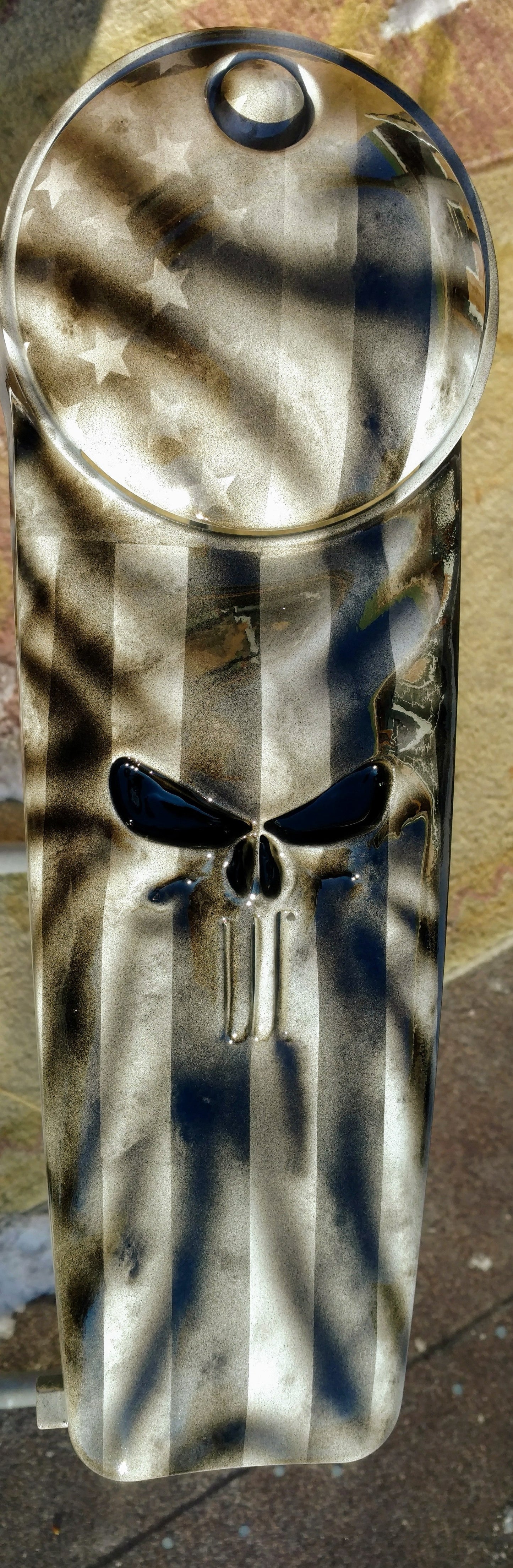 American flag Punisher console