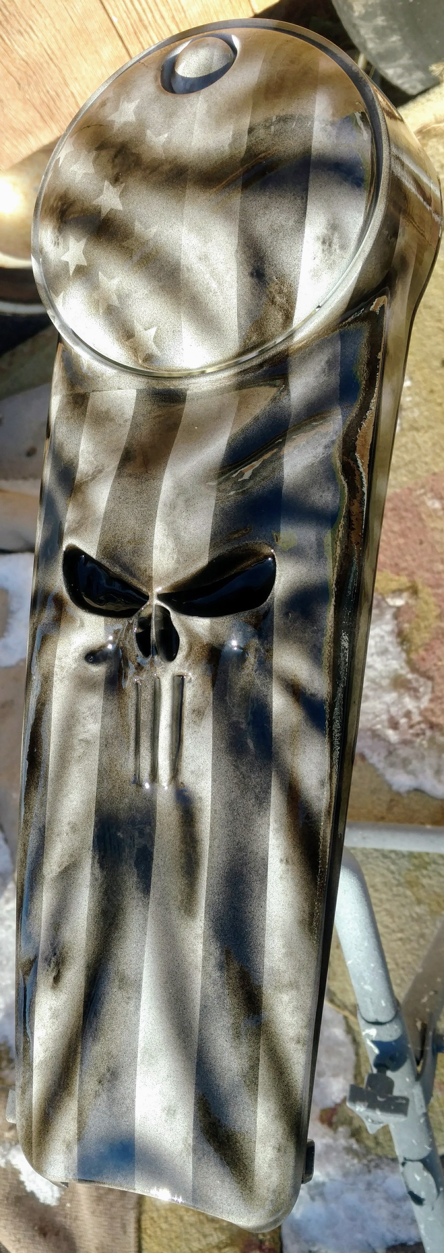 American flag Punisher console