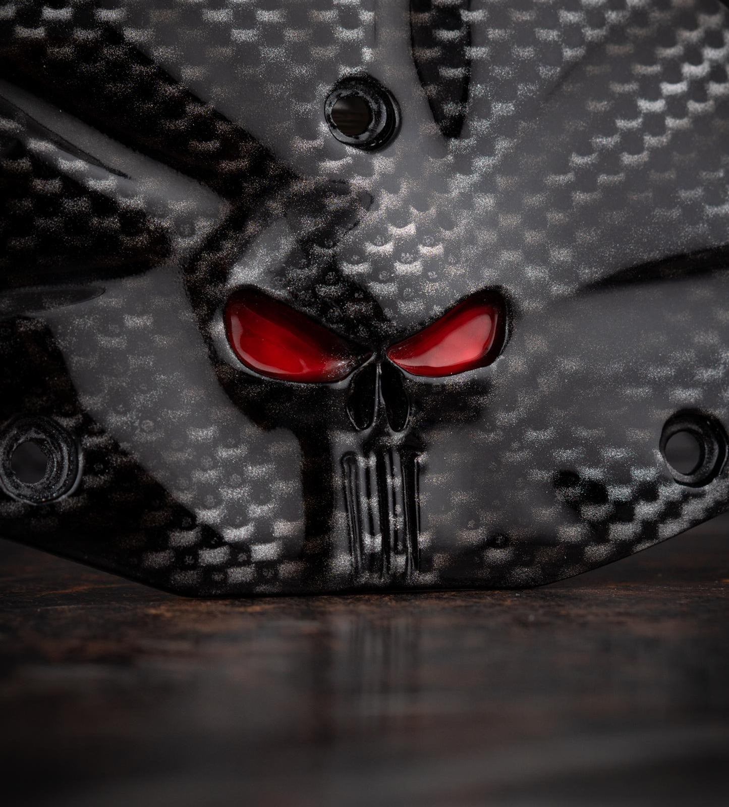 Backrest plate punisher stretching through