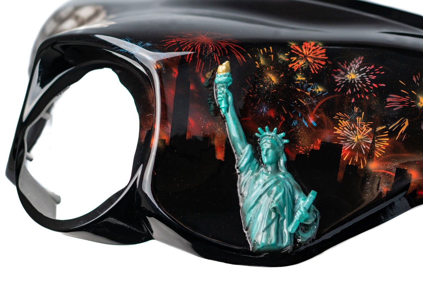 Statue of liberty and American flag Fairing