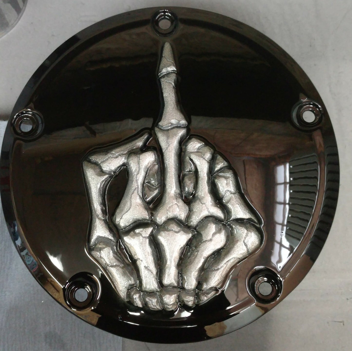 Middle Finger Harley Derby cover