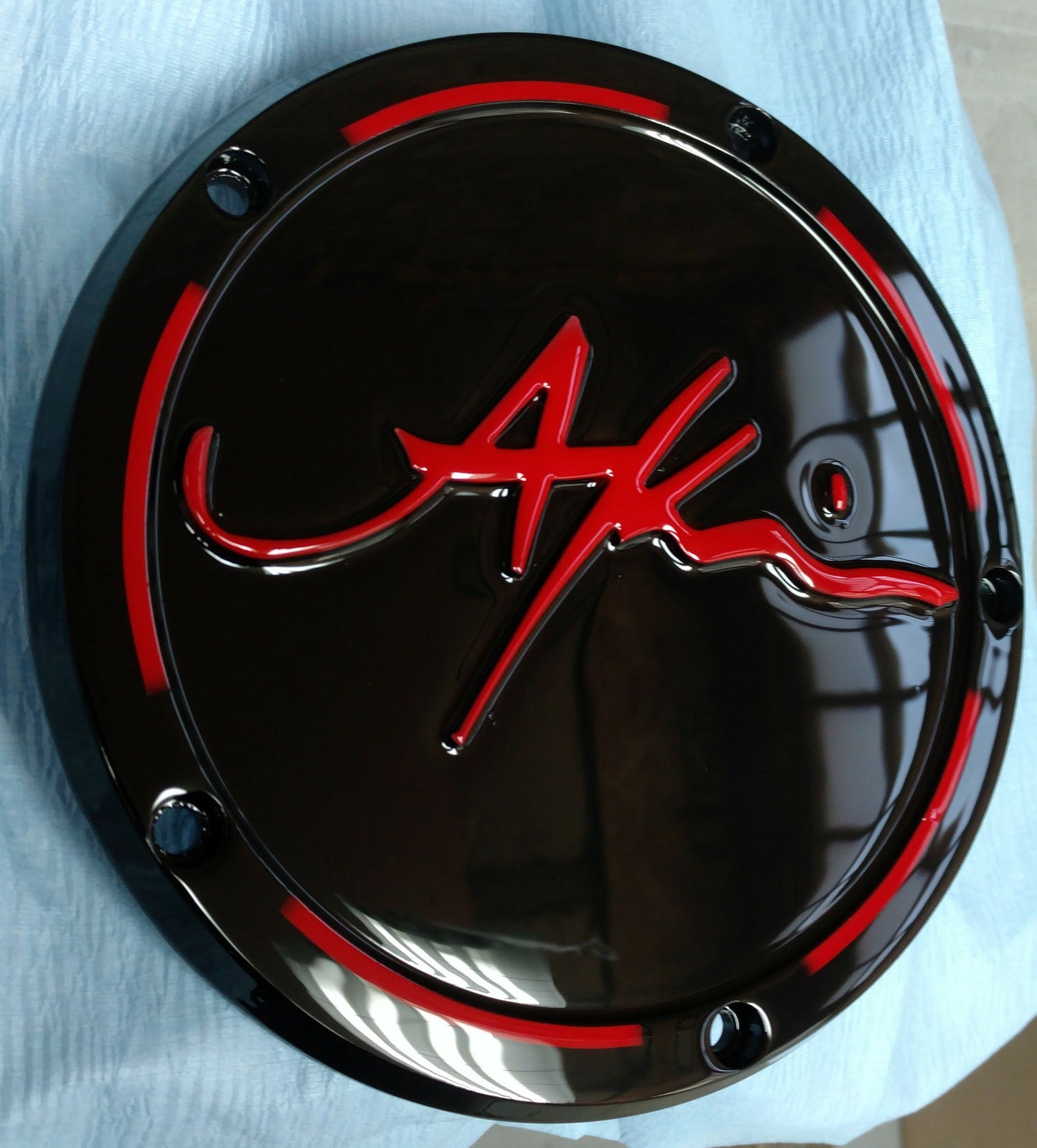 Harley Customized customer signature derby cover